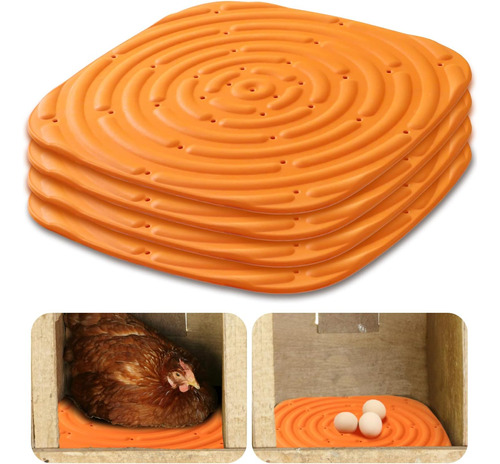 4pcs Almohadillas Nido Lavables Gallinas Cajas Nido Gal...