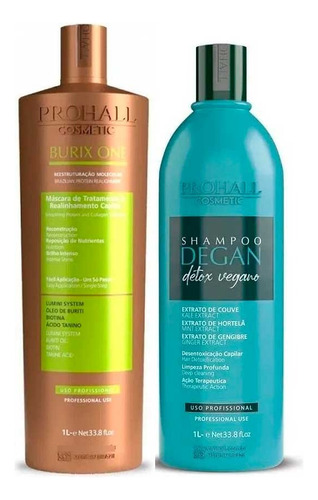 Progressiva Prohall Burix One + Shampoo Detox Degan 1 Litro