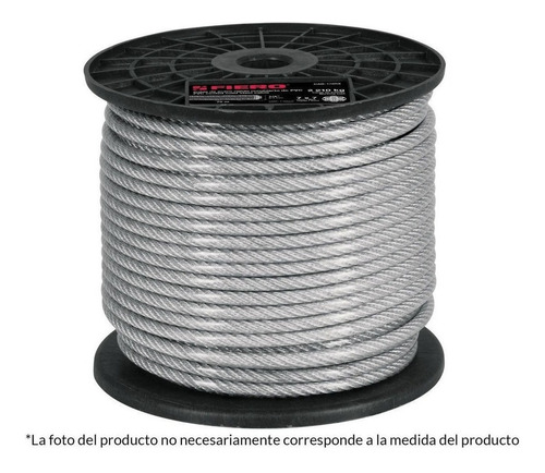 Cable Acero Recubierto Pvc 3/32'' 7x7 Hilos Fiero 44221