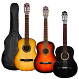 Guitarra Acustica Con Cuerdas De Nylon Funda Acolchada Combo