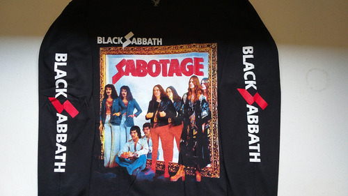 Black Sabbath Sabotage Playera Manga Larga Ozzy Led Zeppelin