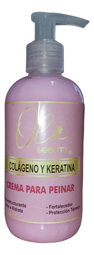Crema Para Peinar Keratina Colágeno Ola Beauty  250 G.