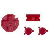 Botones Rojo Solido Para Game Boy Pocket Gbp