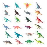 Dinosaurios De Goma X22 Dinos Colores P/ Souvenir Terrario