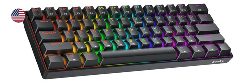 Geeky Gk61 Se 60% | Teclado Mecánico Juegos | Led Rgb 61 |