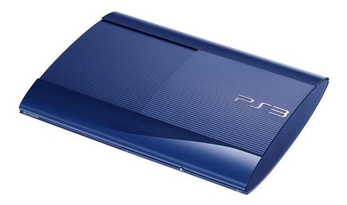 Sony Playstation 3 Super Slim 250gb Standard Color Azurite Blue