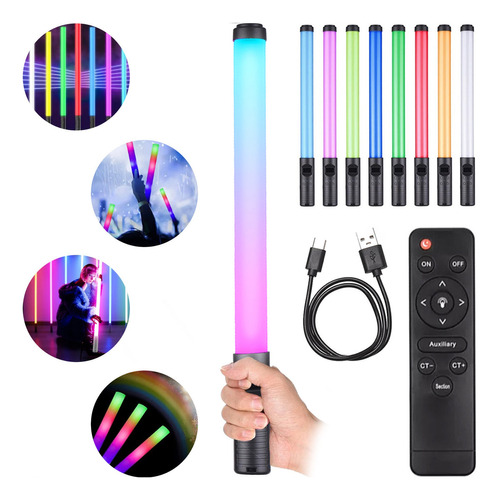 Tubo Barra Luz Led Rgb Fotografia Con Control