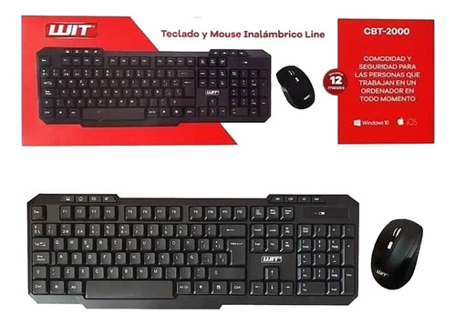 Combo Teclado Y Mouse  Wit Cbt-2000