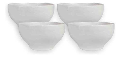Set X4 Bowl Ceramica 14 Cm 600cc Cerealero Cuenco Tazon Bz3