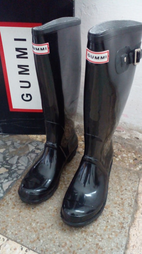 Bota Lluvia Goma Mujer Gummi Talle 37