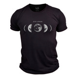 Camiseta Estampada Fases Lua Malha Algodão Premium