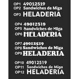 Letra Polifan 30 Cm Altura 20 Mm Espesor Pintada De Negro