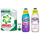 Jabón Liquido Ariel + Quitamanchas Ayudin