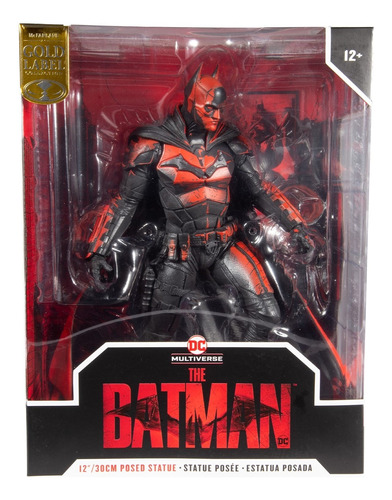 The Batman Mcfarlane 12'' Estatua (gold Label)