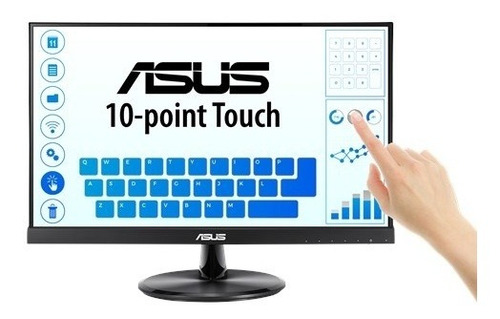 Monitor Touch Asus Vt229h Lcd 21.5  Preto 100v/240v