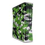 Piel Wraptorcamo Digital Camo Verde Para Xbox 360 Delgado Ve