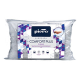Almohada Piero Comfort Plus Firme Comfort Plus Firme Anatómica 90cm X 25cm Color Blanco Por 2 Unidades