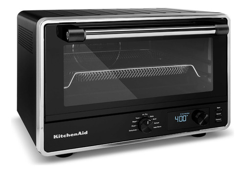 Horno Eléctrico De Mesa Kitchenaid Kco124lbm 21 Litros Negro