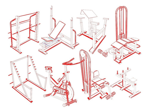 95 Projetos Fabricação Equipamentos Maquinas Academia Leg