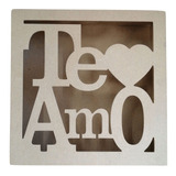 Caja Te Amo Mdf 30x30 Regalos Amor 14 Febrero Sorpresa