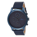 Reloj Lacoste Men Azul Marino 12.12 Leather 85 Aniversario