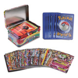 Cartas Pokemon Español Caja Metálica Cartas Aleatorias Juego