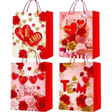 12 Bolsas Papel Grandes Amor Dia Enamorados Sorpresa Regalos