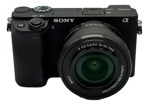 Câmera Sony Alpha A6400 / +1 Lente 16-50mm Mirrorless 