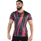 Playera Deportiva Hombre De Manga Corta, Estampada Fenix Fit