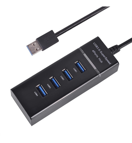 Hub Usb 3.0 4 Puertos Multiplicador Zapatilla Adaptador 