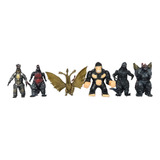 Maqueta 5 Figuras King Kong Vs Godzilla Monstruos