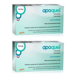 2 Unid Apoquel Dermatológico Anti Coceira Cães 3,6mg 20comp