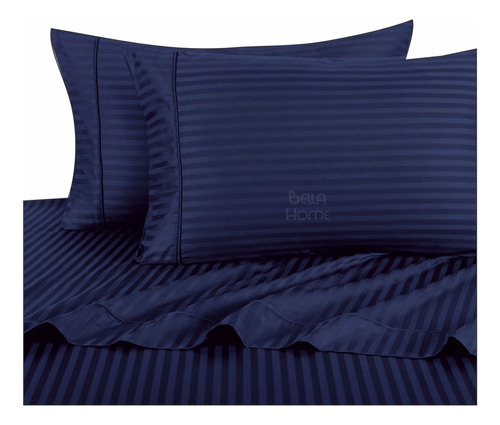 Fundas Para Almohada Elegance X 2 Unid 50x70 Cm Azul Oscuro