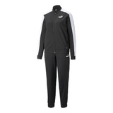 Conjunto Deportivo Puma Casual Baseball Tricot Mujer Negro