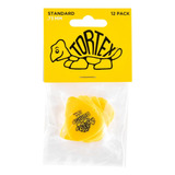 12 Picks Para Guitarra Dunlop Tortex Amarillo 0.73mm