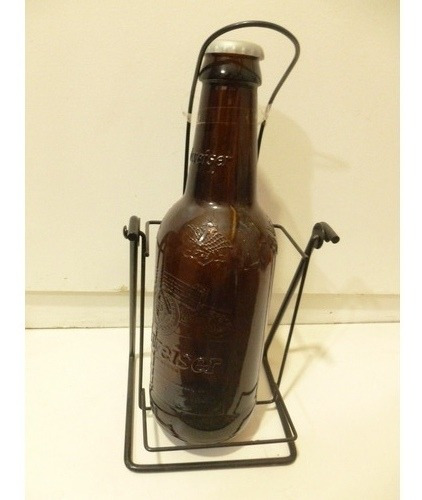 Botella  Cerveza Budweiser Década Del 90 Botellón Publicidad