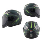 Casco Semi Integral Edge T-rox Certificado Dot Moto + Gafas