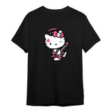 Camisa Camiseta Hello Kitty Rockeira Ref837