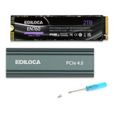 Ediloca Ssd En760 Con Disipador De Calor 2tb Pcie Gen4, Nvme