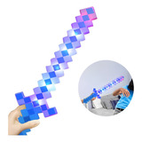 Espada Estilo Minecraft Diamante C/ Som E Luz 58cm - A Pilha Cor Variados