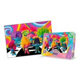 Puzzle 60 Piezas Tapimovil Trolls 3d Lentes Rompecabezas