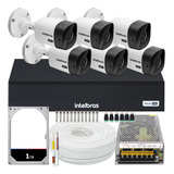 Kit Intelbras 6 Câmeras Vhc 1120 Dvr 8 Canais 1tb Fonte 10a