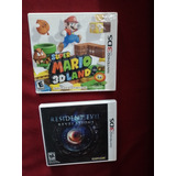 Lote Juegos 3ds Resident Evil + Mario 3d Land