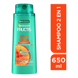 Garnier Fructis Shampoo 2en1 Stop Caída Crece Fuerte 650 Ml