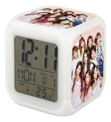 Reloj Twice K - Pop Despertador Digital Grafimax