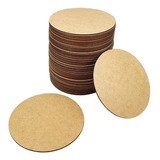 Base Soupla Kit Com 50 Unid Diam 35 Cm Mdf Crua Lisa Oferta.