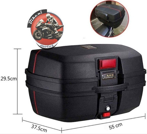 Maleta Top Case 45 Litros Moto + Envio Gratis