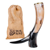 Cuerno Vikingo Para Beber Con Soporte Thor Horn