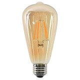 Pack 10 Ampolletas Vintage Ambar Led - 4w - E27