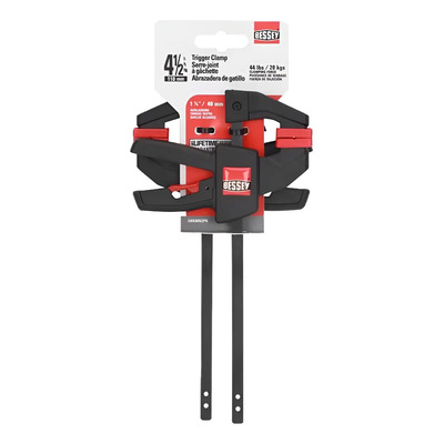 Abrazadera Bessey De 11 Cm X 4 Cm Con Gatillo De 18 Kg, Paqu